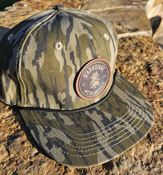 The Mossy Oak Bottomland - NEW - Mossy Oak Camo with Brown Rope