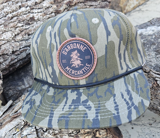 The Mossy Oak Bottomland - NEW - Mossy Oak Camo with Brown Rope